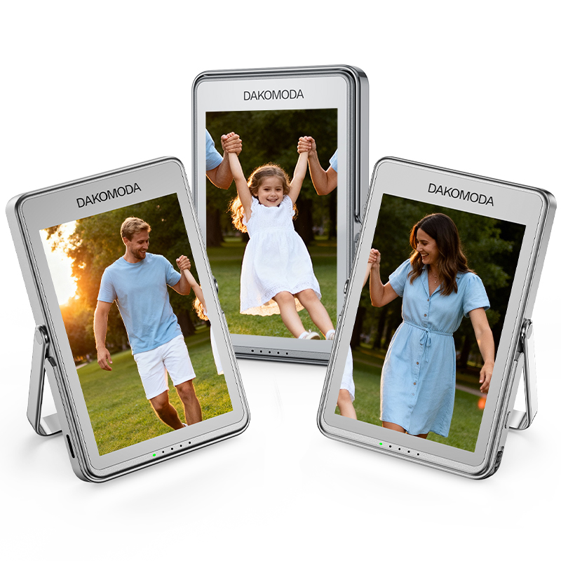 Color E-link screen power bank Pack of 3 (Silver)