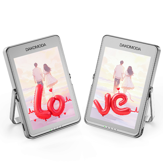 Color E-link screen power bank Pack of 2 (Sliver)